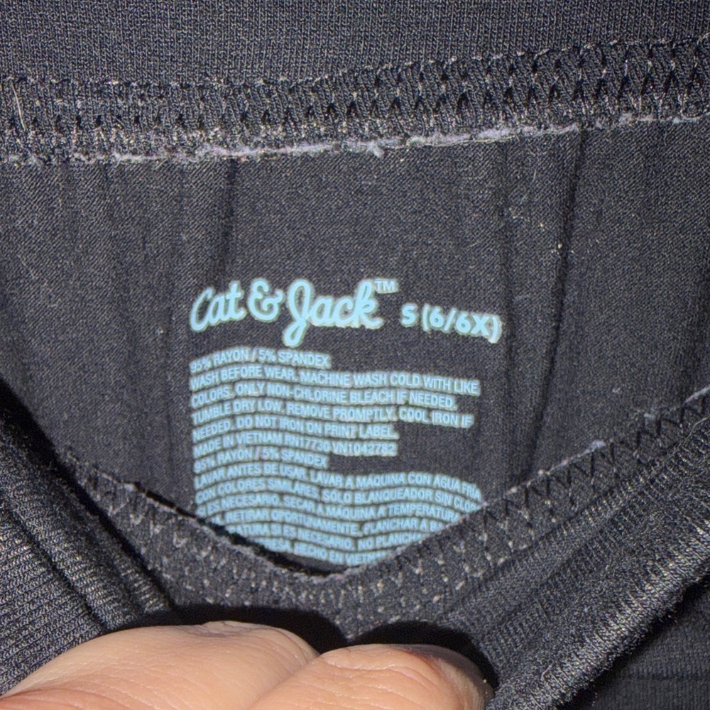 Cat & Jack Girls Black Maxi Skirt Size S (6/6x) - Picture 2 of 3